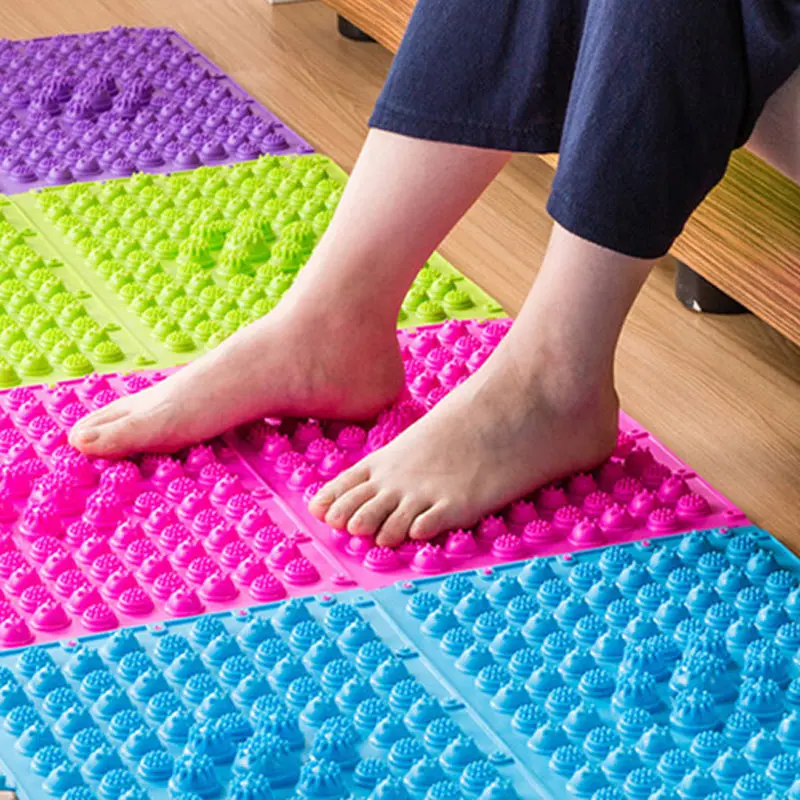 

Professional Durable Reflexology Foot Massage Pad Toe Pressure Blood Circulation Plate Mat For Massager