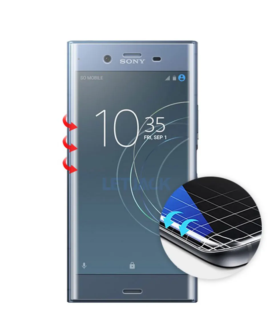 3D изогнутое полное покрытие экрана протектор Закаленное стекло для Sony Xperia 10 Plus XZ4 XZ3 XZ1 Compact XZ XZ2 Премиум XA2 ультра стекло