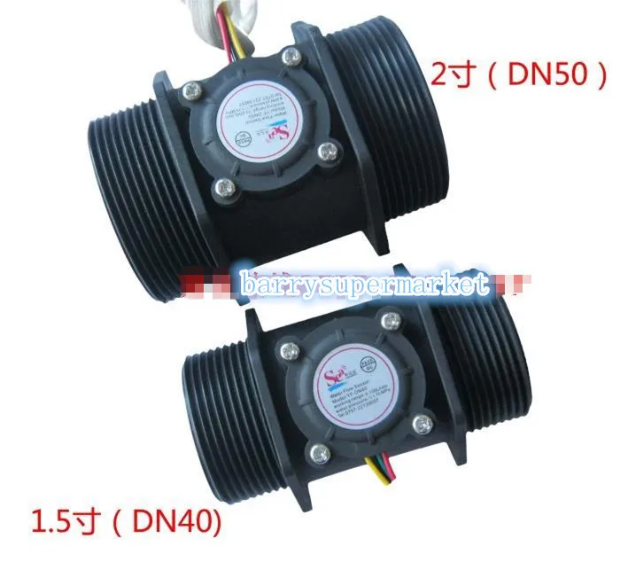 YF-DN50 G2" Inch Water Flow Meter Sensor Flowmeter Caudalimetr Counter Indicator Water Flow System Gauge Device 10-200L/min