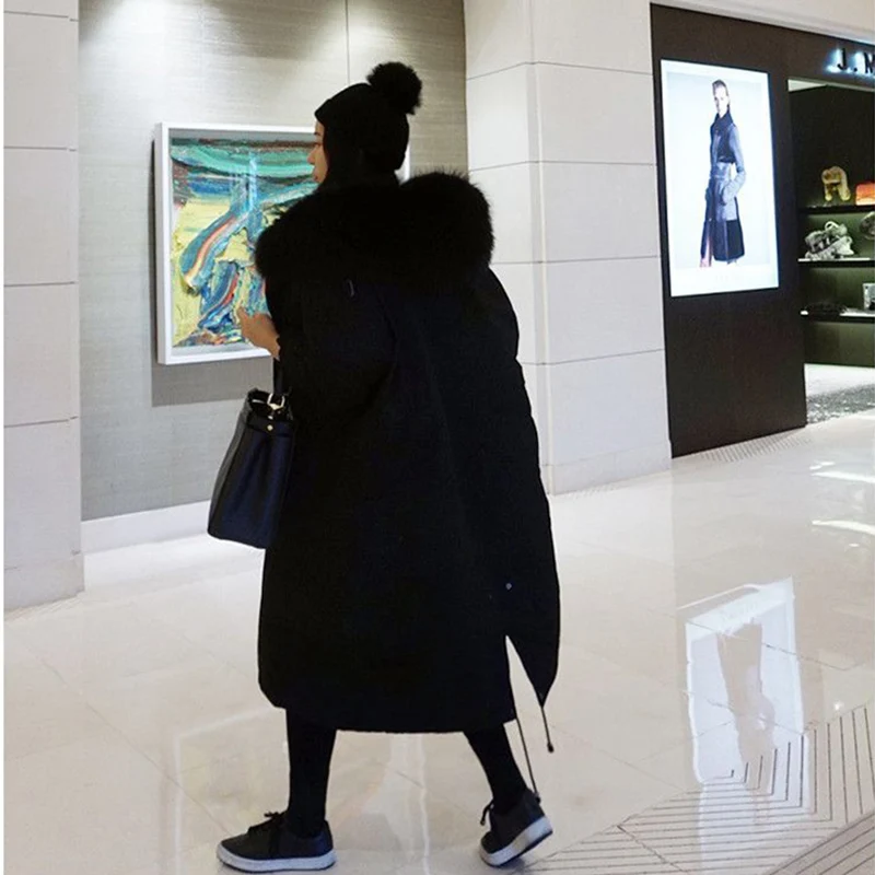 Manteaux De Manteau Vers Black Veste Rembourré gray armygreen Surdimensionné Capuchon Épaisse Parkas D'hiver Bas Fourrure Coton Col Survêtement Le Femmes Pour À zI4qIwpn