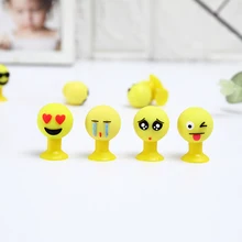 8 шт./высота 3 см TPR мини-игрушка на присоске 8 различных выражений канцелярские присоски рекламная игрушка Ручка Петля