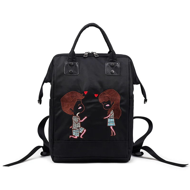 

2018 Fashion Backpack Large Capacity Mummy Bag Multi-Function Maternal Nylon Backpack Mother Bag