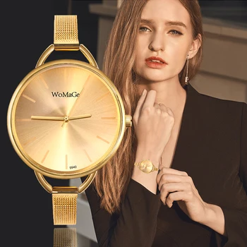 

Gold Women's Watches 2019 Top Luxury Brand Watch Women Fashion Gold Women Watches Ladies Watch relogio feminino reloj mujer