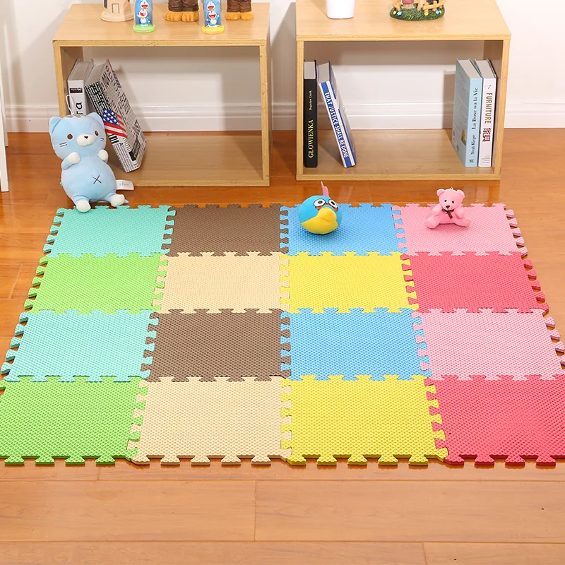 1PCS 29*29cm Baby Puzzle Carpet Baby Play Mat Bedroom Living Room Creeping Mat Floor Puzzle Foam