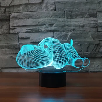 

Lovely Dog 3D LED Night Light USB Animal Desk Table Lamp With Remote Touch 7 Color Changing Sensor Light Xmas Gift