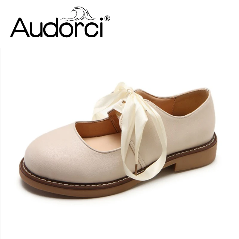 Audorci Women's High Heels Shoes Woman Shallow Sweet Outdoor Butterfly