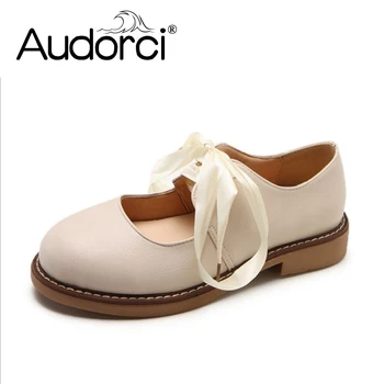 

Audorci Women's High Heels Shoes Woman Shallow Sweet Outdoor Butterfly-knot Shoe Thick High Heels Fashion Party Pumps Size 35-39