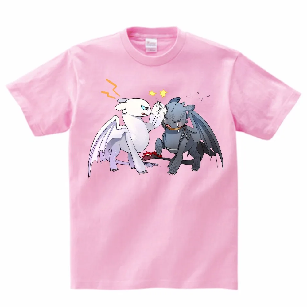 

Toothless T-shirt Kids Casual Funny Clothes boys summer clothes T-shirt Cute children Tops Fantasy movie Cartoon Tees 3T-9T
