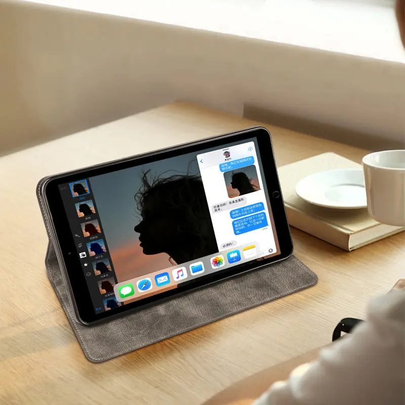 Mofi для iPad 9 7 чехол 2017 2018 силиконовый мягкий тонкий из искусственной кожи с