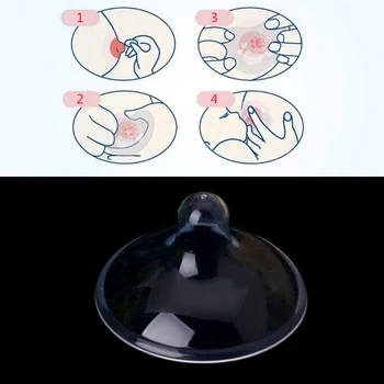 

Silicone Nipple Shield Maternity Protector Baby Nursing Breast Milk Feeding Shell