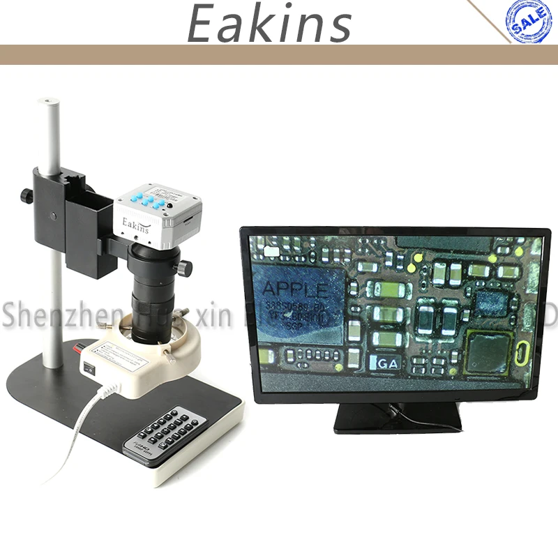 Hd 20MP 1080P Hdmi Usb Digitale Industrie Video Microscoop Camera Tf Card Video + C-Mount Lens + 56 Led Licht + Stand Voor Telefoon Pcb Lab Hd 20MP 1080P Hdmi Usb Digitale Industrie Video Microscoop Camera Tf Card Video + C-Mount Lens + 56 Led Licht + Stand Voor Telefoon Pcb Lab