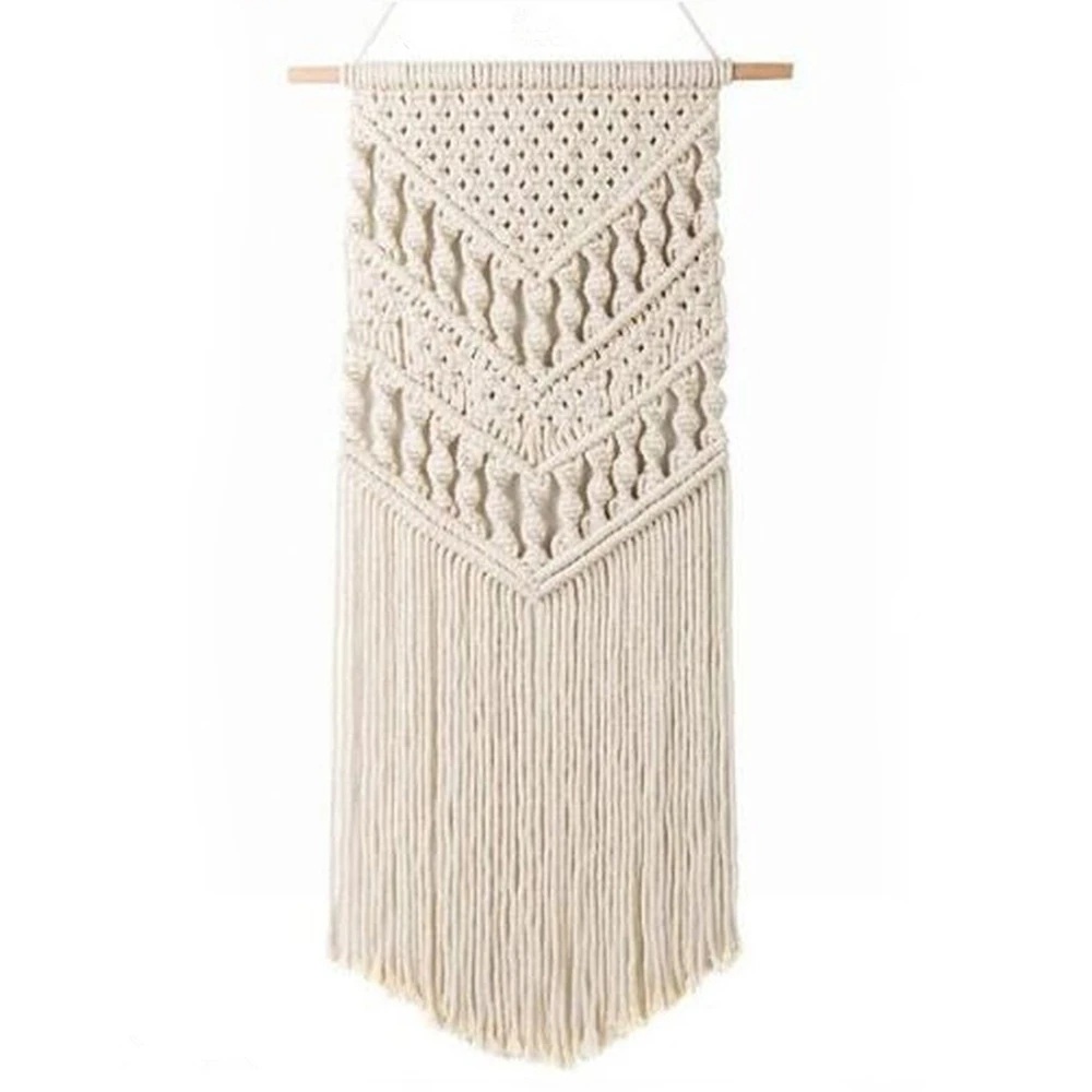 Perfect Macrame Woven Wall Hanging Art Tapestry Geometric Decor Beautiful Apartment Dorm Room Decoration | Дом и сад