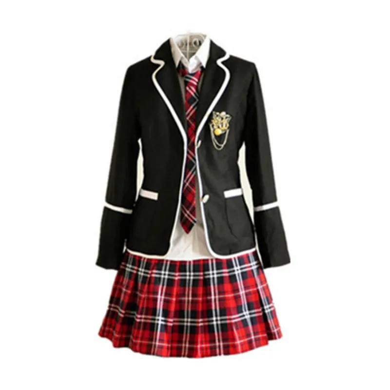 Школьная форма с длинными рукавами для студентов, Япония и Южная Корея, JK, школьная форма для мальчиков и девочек, костюм для студентов DD21