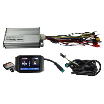 

RisunMotor E bike Exclusive Customized 48V-72V Universal 1000W 12MOSFET 30A Controller+750c Programmable Regenerative Function