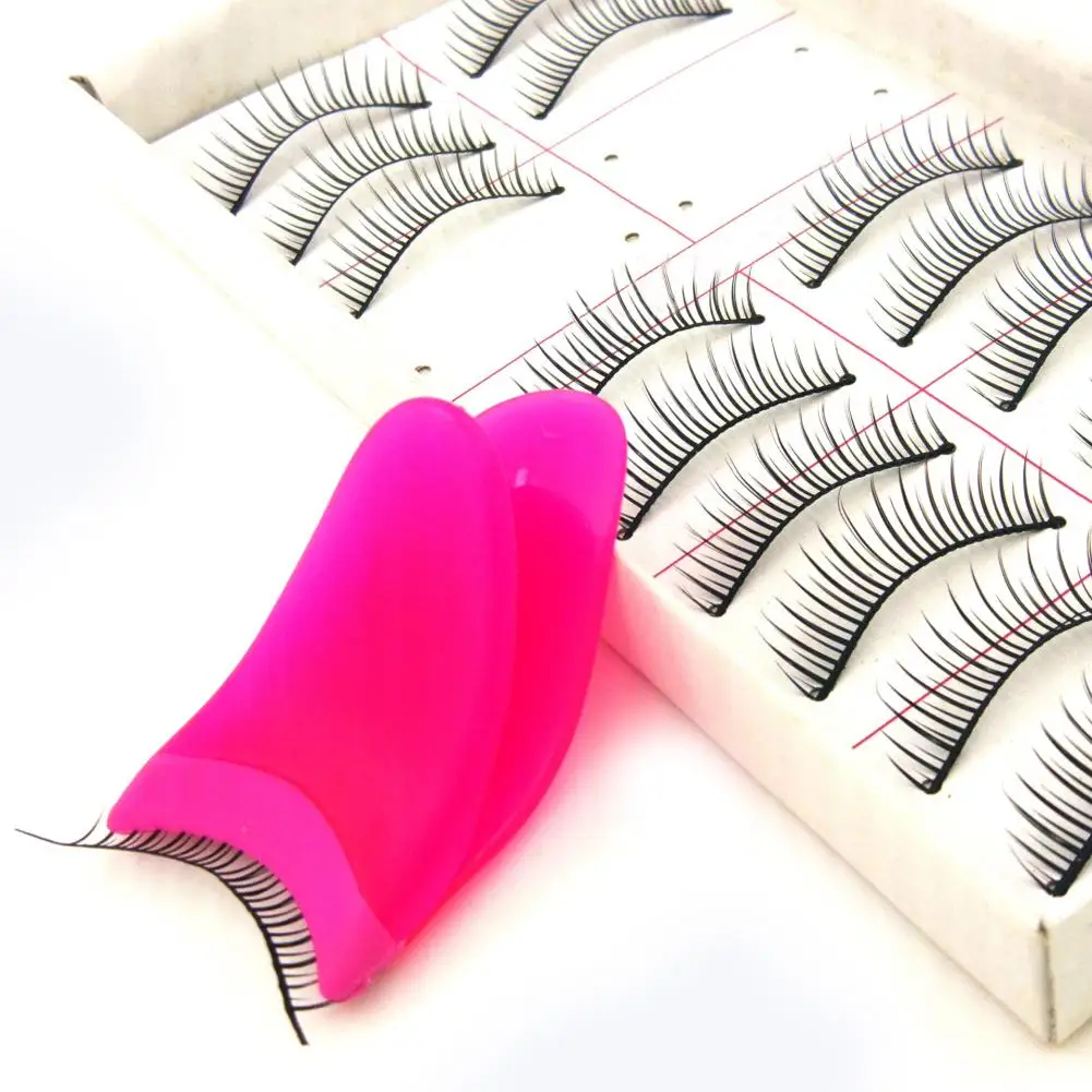 

40# New Professional Soft Rubber False Eyelashes Curler Applicator Forceps Makeup Cosmetic Tool Eyelashes Curler