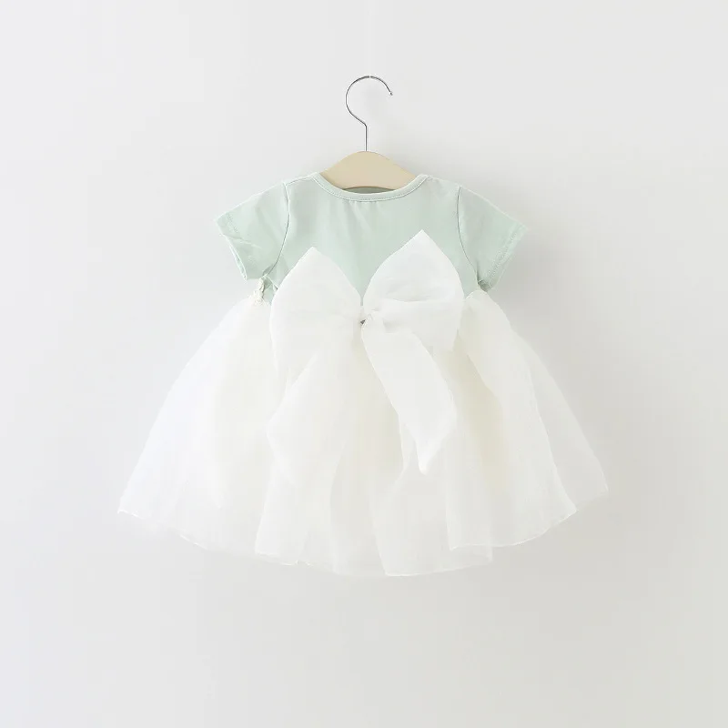 Платье принцессы для новорожденных девочек; платье для первого дня рождения; vestido infantil; фатиновые Свадебные платья с бантом для маленьких девочек; одежда