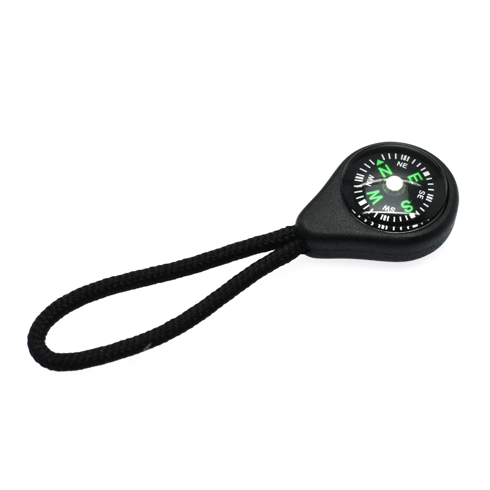 Plastic Compass Zipper Pull With Strap For Backpack Gym Suit garment Accessories 2pcs, zipper pullers,zipper accessories
