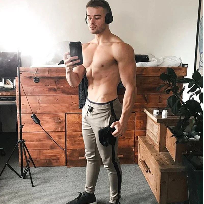 Breathable Jogging Pants Men Fitness Joggers Running Pants  Training Sport Pants For Running Tennis Soccer  (8)