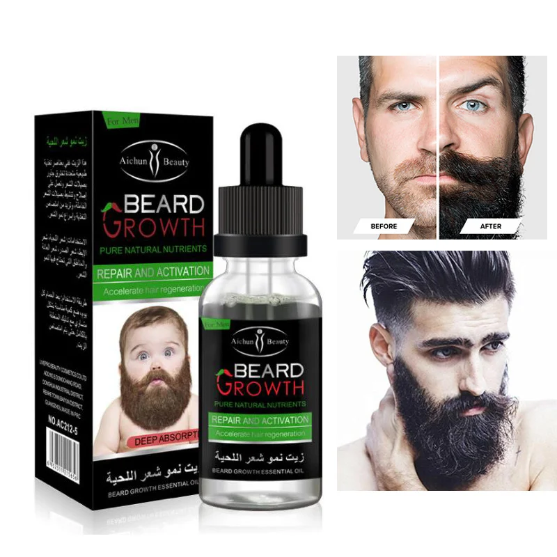 Мужская Сыворотка для роста волос на лице усов 30 мл|hair growth treatment|beard growthbeard serum |