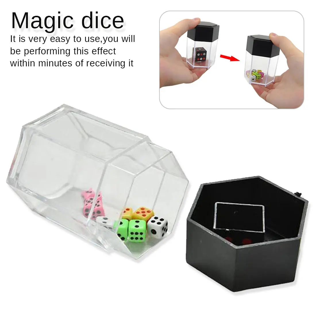 

1PC Big Explode Trick Toys Explosion Dice Close Up Magical Trick Joke Prank Toy Children Kids Gift April Fool's Day Gift Toys