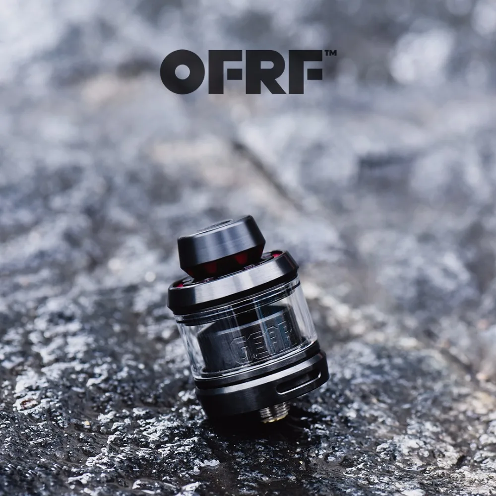

OFRF Gear RTA Tank 24mm Diameter Single Coil Gear Atomizer Innovative Ultra-short Airway Rapid Steam System E-Cigarette Tank