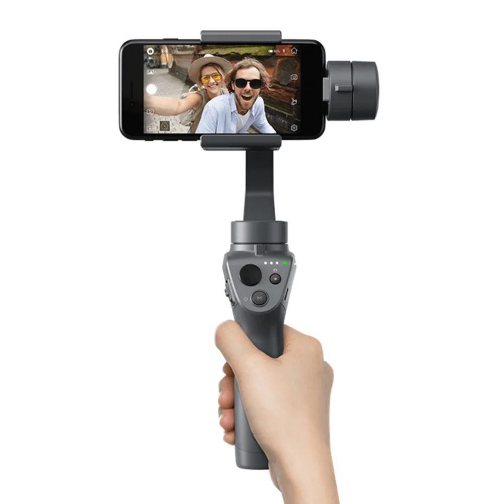 

Original DJI OSMO Mobile2 Handheld Gimbal Stabilizer 3-Axis Motionlapse Zoom Control Bluetooth Timelapse Panorama for Smartphone