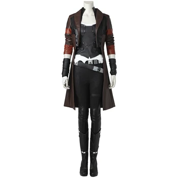 

In Stock Guardians of the Galaxy 2 Costume Gamora Cosplay Jacket Superhero Halloween Party Women Suit Adult Outfit Custom Made