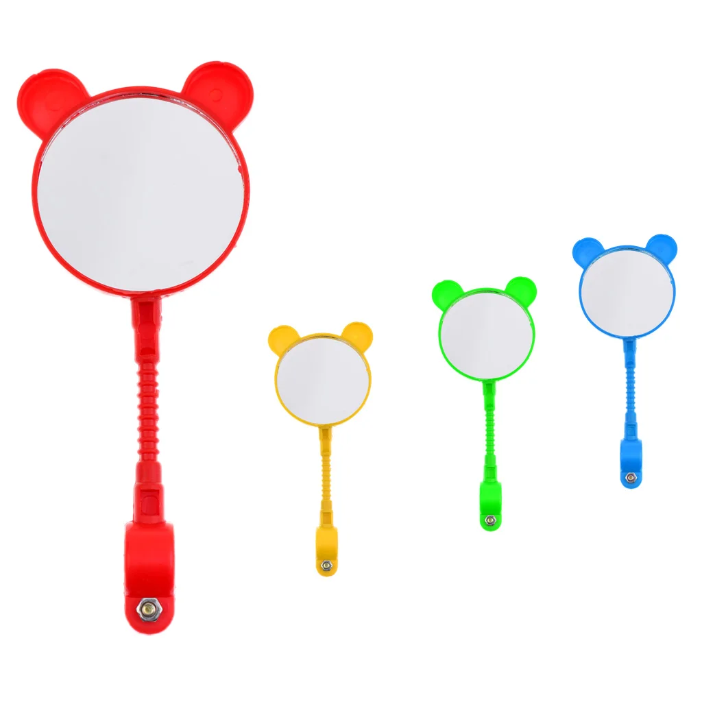 

4 Colors Children Mini Cute Bike Handlebar Flexible Kids Bicycle Rear Back View Rear view Mirror Cycling Equipment