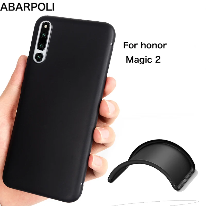 For Huawe honor magic 2 AI Case Soft matte TPU silicon Cover on Magic soft tpu cover 6.39&quot Thin Clear Coque Ultra Black | Мобильные