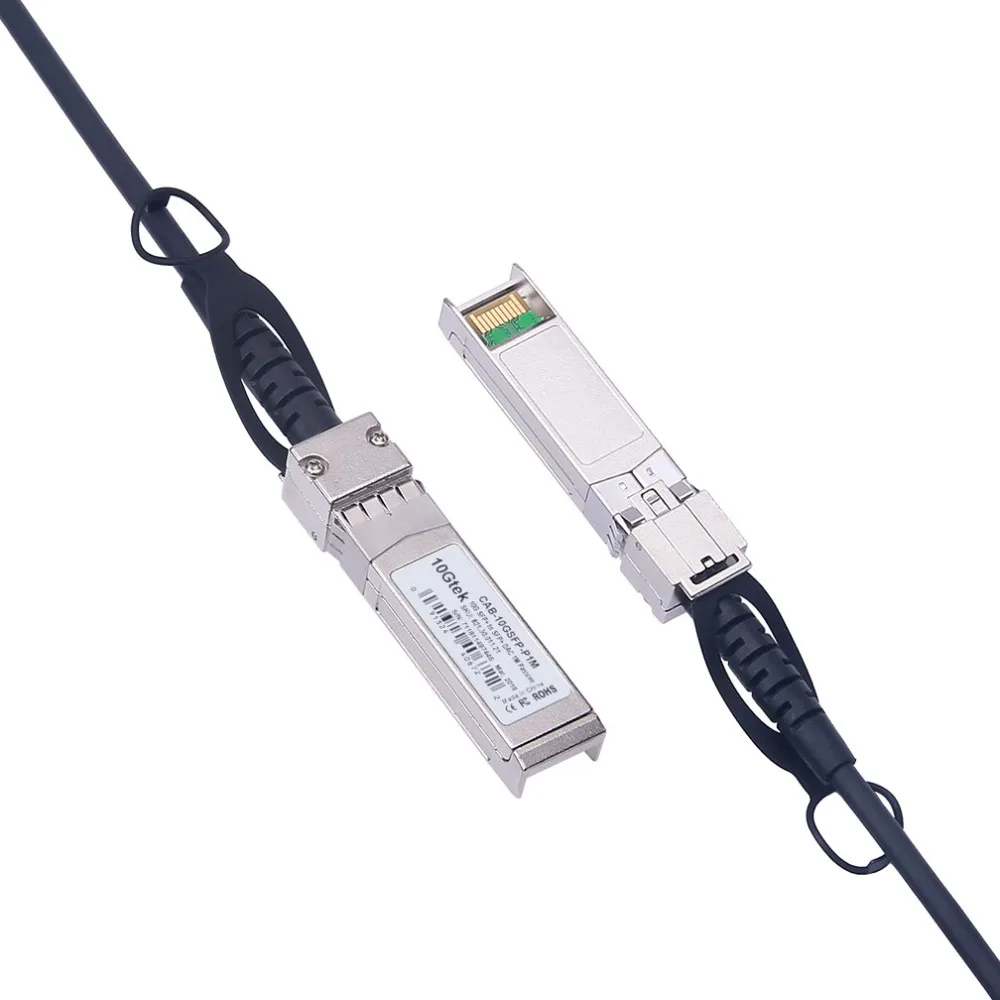 SFP-H10GB-CU1M 10G 1M SFP+ DAC кабель 10GBASE-CU пассивный прямой прикрепить медный Twinax SFP кабель также для Ubiquiti Mikrotik и т. Д