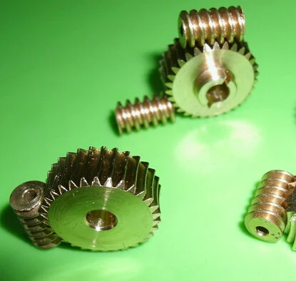 

0.5M 50Teeths worm rod gear 1:50 Remote control toys steering gear copper worm gear combination Small deceleration machine