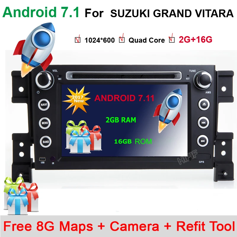 Perfect Two Din 7 Inch Car DVD Player For SUZUKI grand vitara 2005- With 3G Host GPS Navigation Bluetooth IPOD TV Radio Free Map 1 Perfect Two Din 7 Inch Car DVD Player For SUZUKI grand vitara 2005- With 3G Host GPS Navigation Bluetooth IPOD TV Radio Free Map 1