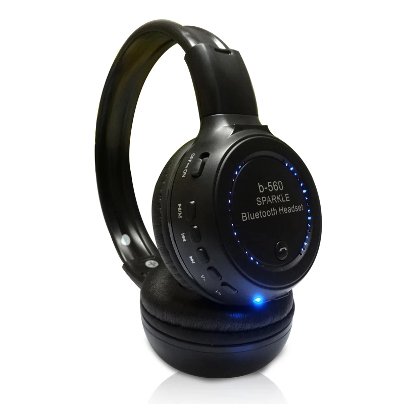 

Hot Sale Original Hands Free Sport Wireless Bluetooth Headphone with Microphone Stereo Earphones and Headphones FM Radio AUX TF