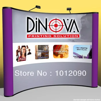 

1pc 3X4 Pop up banner and 1pc graphic of pop up banner(No frame) with free shipping to Brazil