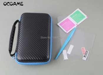 

OCGAME 3 in 1 Storage Carring Bag+ Screen Film + Stylus Pen for NEW 2DSLL New 2DS XL Protective Case Kit