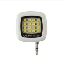 Новое поступление смартфон телефон Selfie использование заполняющий свет мини 16 светодиодный вспышка заполняющий свет для IOS Android телефон