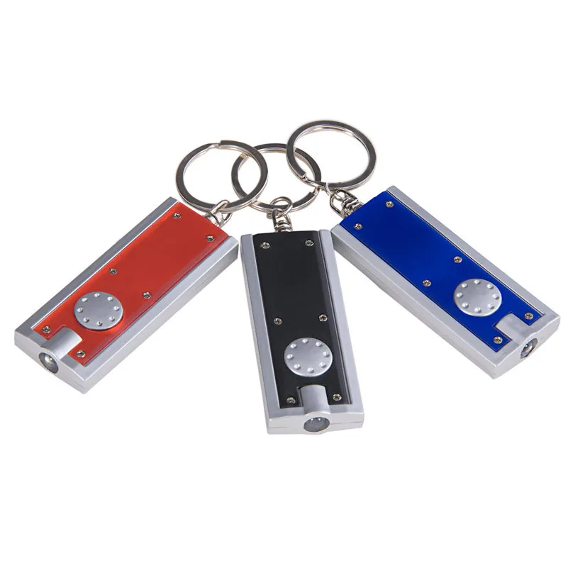 Portable Mini Keychain Pocket Torch Key Ring Lighting Lamp Flashlight