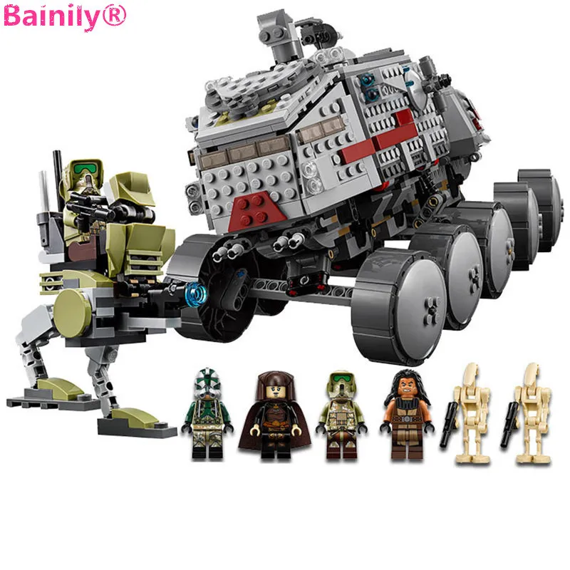 

933Pcs Star Wars Clone Turbo Tank Building Blocks Compatible With LegoINGly Starwars Educational Boys Toys Gift For Children