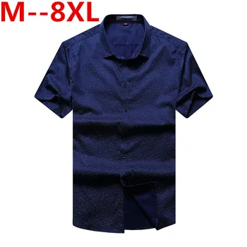 

Plus size 10XL 9XL 8XL 6XL 5XL 4XL Mens Hawaiian Shirt Male Casual camisa masculina Printed Men Beach Shirts Short Sleeve