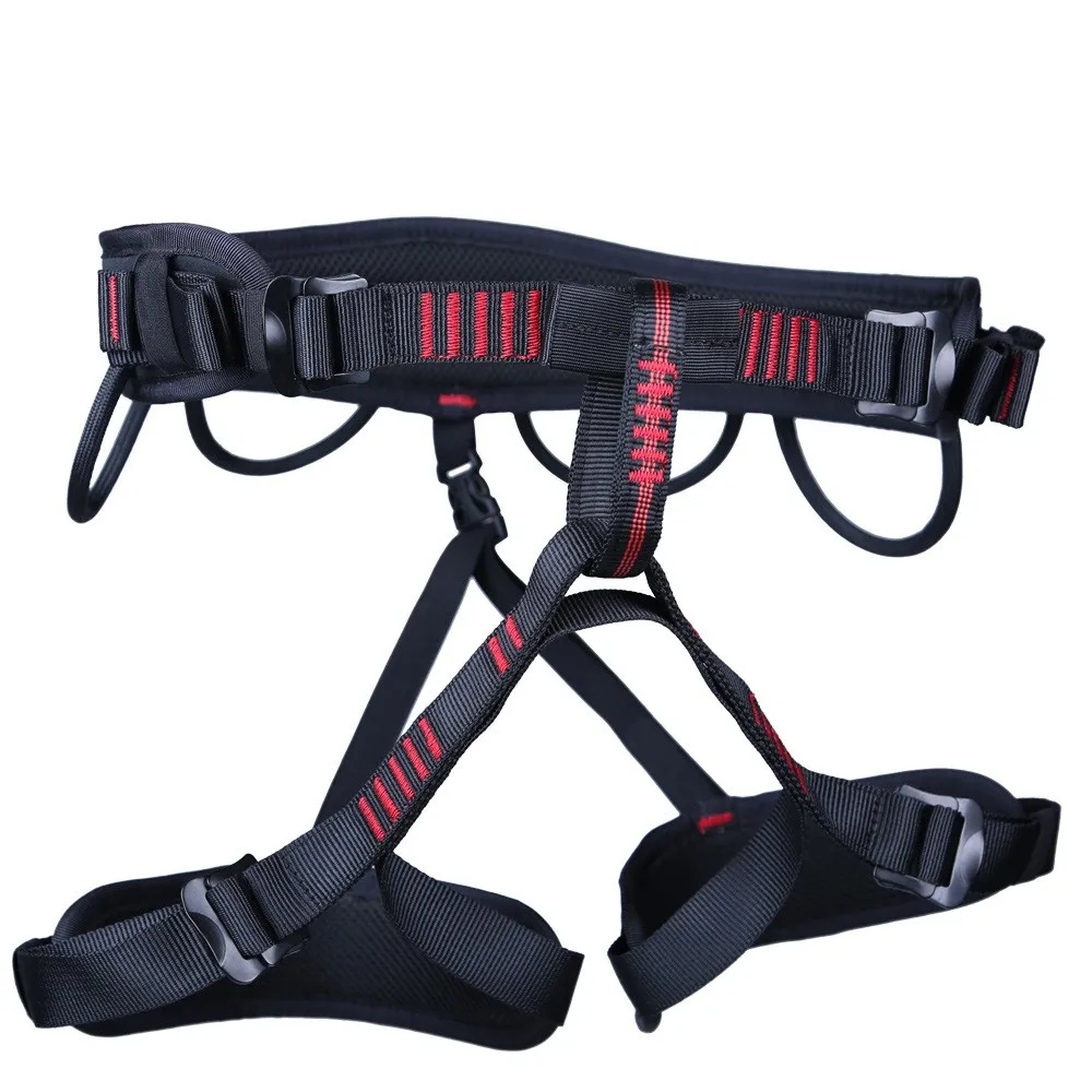 

Polyester reinforced silk outdoor rock climbing rappelling expansion Spider-man safety belt big tree pruning half body harness
