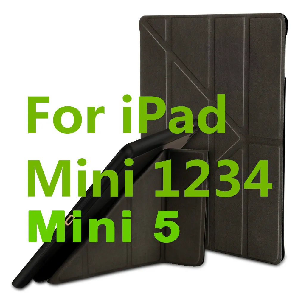 Чехол для iPad 2/3/4 смарт-чехол для iPad 9,7 из искусственной кожи чехол для iPad Mini 1 2 3 4 iPad 5 Air iPad 1 2 чехол с карандаш держатель - Цвет: 4