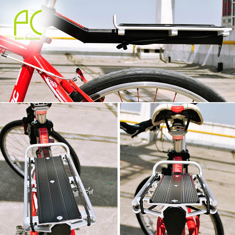 PCycling велосипедные стойки 30 кг Емкость велосипедный багаж быстросъемный алюминиевый сплав V тормоз дисковый тормоз MTB дорожный велосипед стойка
