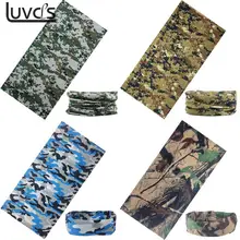LUVCLS Мужская велосипедная маска для лица трубка грелка для волос Камуфляжный шарф повязка на голову, маска для лица многофункциональные банданы шарф повязка на голову