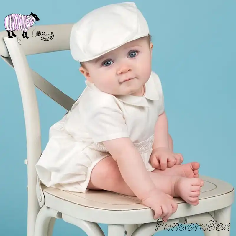 baby boy christening hats