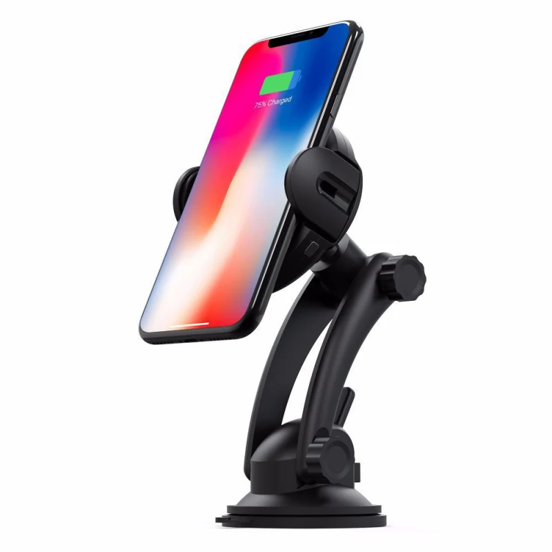 Infrared-Sensor-Car-Mount-Stand-Automatic-Wireless-Charger-For-iphone-X-8-Plus-For-Samsung