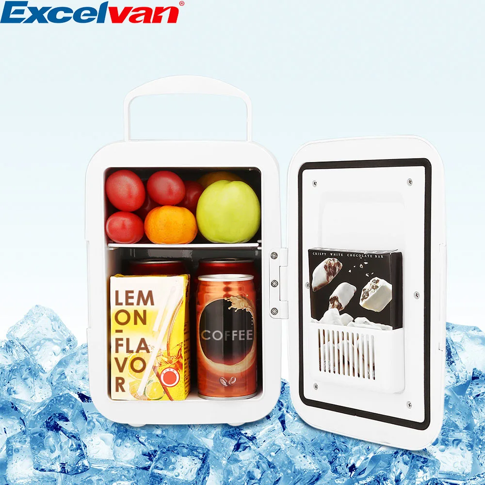 12V 4L Car Refrigerator Mini Warm Cool Vehicle Refrigerator Auto