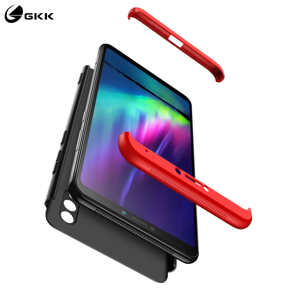 

GKK 3 in 1 Case for Xiaomi mi 8 Case 360 Full Protection Shockproof Business Matte Hard PC for Xiaomi Mi 8 mi8 Cover Fundas