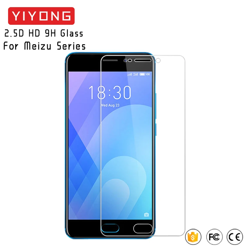 

YIYONG Glass For Meizu M6 Note M6S M6T M5 Note M3S Mini M5S M3 Note Tempered Glass Screen Protector For Meizu Pro 7 Plus 6 S MX5