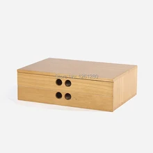 Чехол для инструментов A4, деревянный ящик для хранения, ящик для хранения косметики, ящик для хранения ювелирных изделий, Ретро стиль, для офиса, креативный подарок