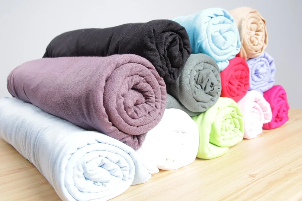 100*150cm soft cotton knitted fabric stretchy Comfortable summer